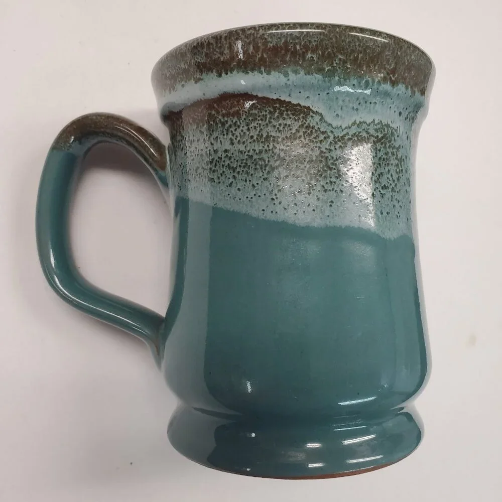Deneen Pottery Drip Glaze Mug Fairmount Ave Church 100 Year Anniversary St. Paul